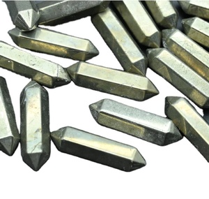 Pyrite จุดแกะสลักสิ้นสุดคริสตัลจุดเล็กๆจี้อัญมณีและเสน่ห์สำหรับหินบำบัดแฟชั่น - Product Image 3