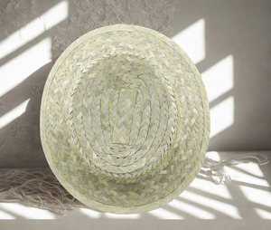 Realbond หมวกฟางแบบปรับแต่งได้, หมวกฟางปีกผ้าสไตล์ตัวละครสำหรับกลางแจ้งสไตล์ฤดูร้อน - Product Image 1