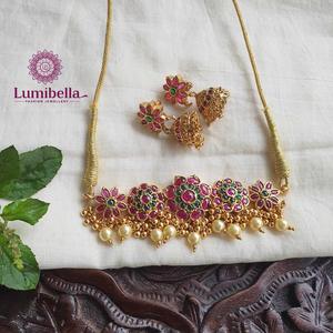 Kemp 18K Gold Plated Pearl Choker Set-Bridal & Daily Wear Fashion Jewelry - Product Image 3