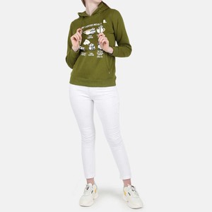 Nueva Sudadera con Capucha Personalizada con Estampado, Estilo Vintage, Holgada, de Algodón, Informal, Transpirable y Ecológica para Mujer - Product Image 5