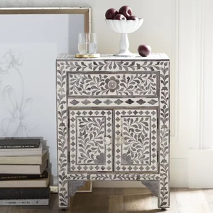 Mesa Consola con Incrustaciones de Hueso para Hoteles, con Detalles Intrincados y Diseño Tradicional Exquisito y Ecológico - Product Image 5