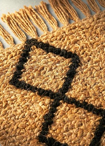 Alfombra de Lana Abstracta de Pelo Corto, Hecha a Mano, Antideslizante, Ecológica, Antibacteriana, Apta para Mascotas, con Respaldo de Látex, para Ejercicio - Product Image 2