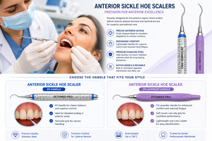 Periodontal Pro สแตนเลสสตีลเครื่องขูดไฮเกอร์ทันตกรรมแบบพรีเมี่ยม - Product Image 2