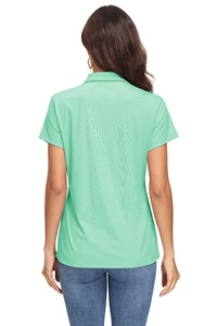 Fabricantes de Ropa Personalizada, Camisetas Polo para Mujer, Camiseta de Secado Rápido para Verano, Manga Corta, Lisa, Deportiva, para Correr, Golf - Product Image 4