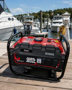 เครื่องกำเนิดไฟฟ้าเบนซิน SS SAMSON 3KVA ประสิทธิภาพสูง 4 จังหวะ พร้อมระบบสตาร์ทแบบดึงกลับ สำหรับสำรองไฟบ้าน - Product Image 1