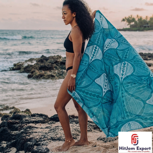 Custom Hawaiian Tahiti <b>Beach</b> Pareo Tropical Sarong Fiji Samoa Bora Bora OEM ODM Customized Manufacturing Service Provider - Product Image 5