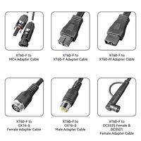 Kit de câbles universels PECRON U20 avec 17 câbles adaptateurs différents, contrôleur MPPT, batterie LiFePO4 pour station d'alimentation, panneau solaire