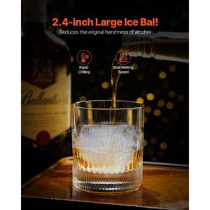 Kit per la creazione di cubetti di ghiaccio Ice Diamond Maker da 2,4 pollici, pressa e pinza per palline di ghiaccio in alluminio aeronautico - Product Image 4