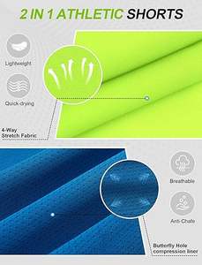 กางเกงขาสั้นสำหรับศิลปะการต่อสู้ผู้ชายคุณภาพสูง แห้งเร็ว ระบายอากาศได้ดี มีกระเป๋า กันน้ำ น้ำหนักเบา - Product Image 3