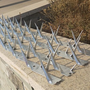 Pointes murales galvanisées de type rasoir, efficacité 1,25 m, taille M |   Barrière de sécurité anti-escalade pour murs de clôture, barrières de contrôle des animaux - Product Image 6