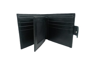 Stylish High Quality <b>Men's</b> Short Card Business <b>Wallet</b> Custom Designer Genuine Leather Fold Customized Logo Low MOQ Wholesale - Product Image 6