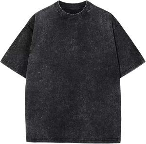 Camisetas Extra Grandes para Hombre, 100% Algodón Grueso, Lisas, con Estampado Puff, Diseño Gráfico Personalizado, Camisetas Blancas Lisas para Hombre - Product Image 1