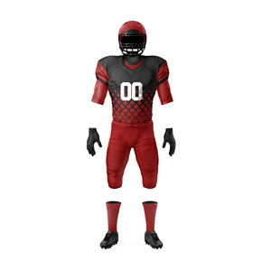 Uniforme de football américain, vêtements de sport professionnels, tissu léger et respirant, coupe confortable, vêtements d'équipe durables - Product Image 5