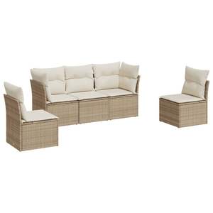 Beige <b>Cream</b> White Garden <b>Sofa</b> Set - Product Image 2