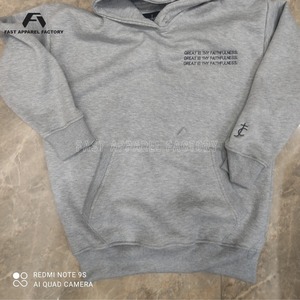 Nouveauté, qualité supérieure, service OEM, logo et style personnalisés, sweat-shirt à capuche à bords bruts avec bande réfléchissante noire - Product Image 2