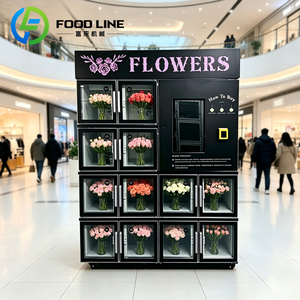 Distributeur automatique de fleurs vendant de grands bouquets pour les fleuristes, libérant votre personnel et vous faisant économiser des salaires, acceptant les billets et les cartes de crédit - Product Image 5