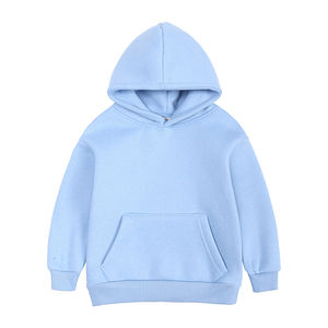 Sudadera Deportiva Lisa para Niños al por Mayor, Sudadera con Capucha 100% Algodón para Niños y Niñas, Sudadera Cómoda y Transpirable para Niños - Product Image 3