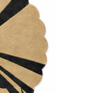 Tapis tufté à la main en viscose et laine mélangées Forma Sable, tapis de designer fait main, revêtement de sol haut de gamme - Product Image 4