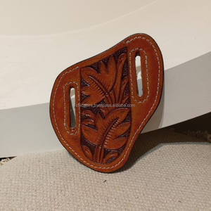 Offre Spéciale couverture de couteau en cuir usiné à la main de Style occidental extérieur pour couteau pliant couverture de couteau élégante - Product Image 3