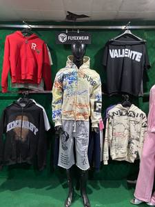 เสื้อฮู้ด FLYEXWEAR แบบซิป ยูนิเซ็กซ์ พิมพ์ลายดิจิตอลลายมุก ทรงโอเวอร์ไซส์ สตรีทแวร์ ทรงปกติ ผ้าฝ้ายฟลีซ 100% เสื้อกันหนาว - Product Image 1