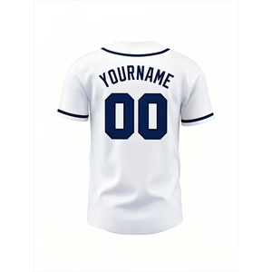 Maillot de baseball sur mesure, design personnalisé, respirant, séchage rapide, vêtements d'équipe sportive, service OEM disponible à des prix compétitifs - Product Image 5