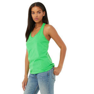 Camisetas sin Costuras para Mujer Bella Canvas, Color Verde, 100% Algodón Tejido, Transpirable, Ropa Deportiva para Correr, Fitness, Gimnasio, Deportes - Product Image 2