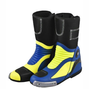 Nouvelles bottes de moto confortables, sur mesure, imperméables, à embout d'acier, en cuir véritable, ignifuges, respirantes, prix abordable - Product Image 2