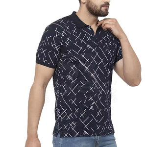 Chemises polo personnalisées pour hommes, sublimées, conçues sur mesure, en tissu léger, pour une utilisation active et les événements professionnels. - Product Image 6