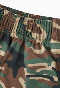 High Quality Custom Men's Drawstring Elastic Waist 100% Cotton Pleated Front <b>Camouflage</b> Tactical <b>Cargo</b> Sweatpants Streetwear - Product Image 6