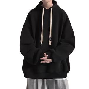 ชุดเสื้อแจ็กเก็ตมีฮู้ดสำหรับผู้ชาย, ชุดเสื้อสเวตเตอร์มีฮู้ดโอเวอร์ไซส์สำหรับฤดูใบไม้ร่วงและฤดูหนาว - Product Image 2