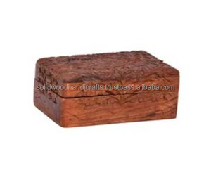 Cajas de madera talladas hechas a mano, joyero, organizador, Ideas de regalo de madera para almacenar monedas de joyería - Product Image 5