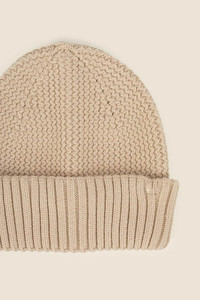 Bonnet côtelé personnalisé pour homme avec logo OEM, bonnet chaud d'hiver à revers, tissu de qualité supérieure, bonnets unisexes en gros - Product Image 2