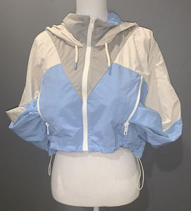 Conjunto de 2 piezas de cortavientos ligero de nailon con capucha y cremallera, forro de malla transpirable, a prueba de viento, para correr, grueso y sólido para invierno. - Product Image 6