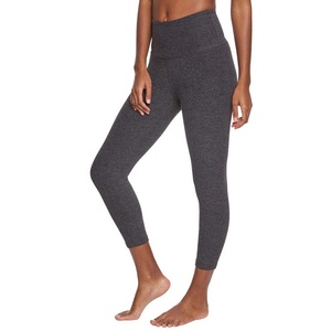 Summer Season Fitness Yoga Pant Women High Waisted Workout <b>Leggings</b> <b>Pockets</b> Power Flex Athletic Capris Tights Spandex/Polyester - Product Image 4