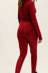 Ensemble de yoga personnalisé pour hommes, grande taille, avec strass, tenue de sport sans couture 2 pièces (soutien-gorge et legging), confortable, OEM - Product Image 6