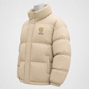 <b>Mens</b> Heavyweight Oversized Puffer <b>Jacket</b> Premium Warm Padding Durable Fabric Comfortable Fit Perfect for Winter Hiking - Product Image 3