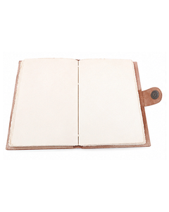 Peacock Leather <b>Journal</b> | Vintage Leather Notebook | Blank <b>Writing</b> Diary | Travel Sketchbook with Snap Closure - Product Image 4
