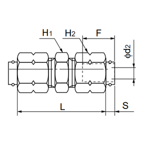 Conexión de sellado rápido NITTA UDC10 - Product Image 1