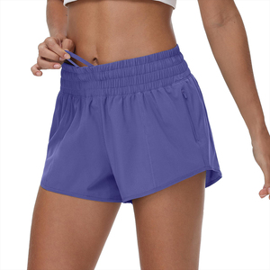 Shorts Deportivos de Cintura Alta para Mujer, Ropa Deportiva, Spandex/Nailon, Sin Costuras, Ajuste Ceñido, Venta al Por Mayor, Personalizados - Product Image 6