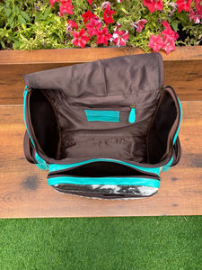 Sac à couches de voyage multifonctionnel en cuir de vachette usiné à la main sac à dos et trousse de toilette de luxe pour femmes Meilleure vente en gros - Product Image 5