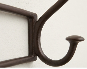 Metal Wall <b>Hooks</b> with Brown Finished Perfect For Home Decoration Bathrooms Kitchens and Entryways Stylish Home Organization - Product Image 2