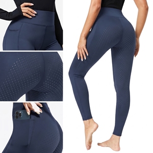 Leggings, collants et pantalons d'équitation taille haute pour femmes, hommes et enfants avec assise en silicone - Product Image 3