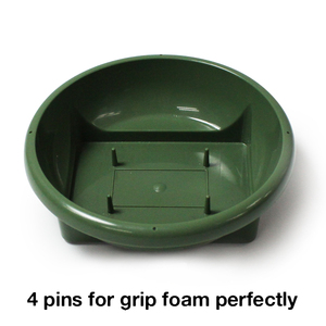 Plateau floral rond FT-03 en plastique vert 28,9 cm x 16,7 cm x 5 cm (H) FT03 Fête des Mères Remise de diplôme - Product Image 3