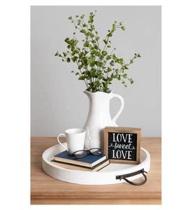 Beau plateau rond en bois avec poignée ronde en métal Grossiste Fabricant vente directe d'usine - Product Image 3