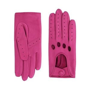 Guantes de cuero de calidad superior Guantes de conducción personalizados Precio al por mayor Piel de cabra Precios razonables con logotipo personalizado - Product Image 1