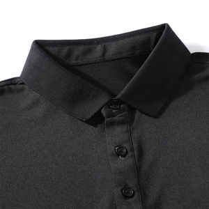 Polo homme uni à manches courtes, tricoté, 100% coton, style décontracté, faible quantité minimum de commande. - Product Image 6