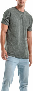 Camiseta de Cuello Redondo de Algodón Premium para Hombre, Corte Regular, Informal, Ecológica, Transpirable, 180g, Tallas S-4XL, OEM, ODM, Logotipo Personalizado - Product Image 4