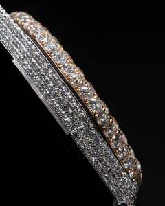 Montre de luxe ETA entièrement sertie de diamants Moissanite VVS - Bijoux Hip-hop - Autres bijoux - Cadran et boîtier en cristal de saphir ancien - Product Image 4