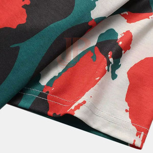 Camiseta de sublimación con logotipo personalizado de último diseño para hombre, 100% algodón, ligera, de corte holgado. - Product Image 5