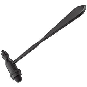 Martillo de Reflejos Neurológico Tromner Negro con Punta Puntiaguda, Herramienta Profesional para Respuestas Cutáneas y Superficiales - Product Image 2